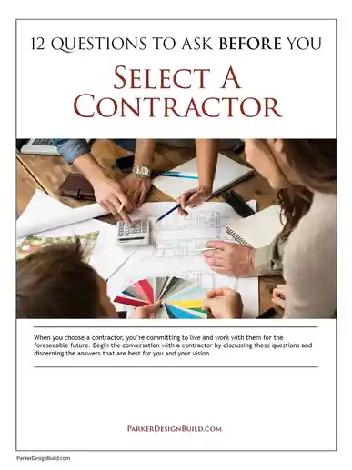Free Guide to Selecting a Contractor