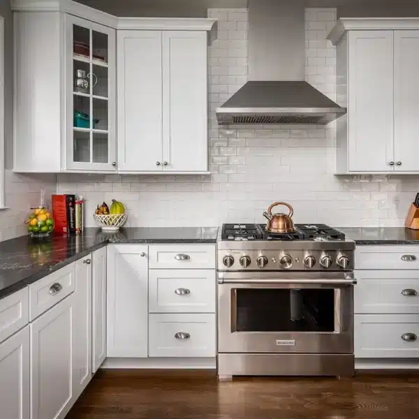 kitchen and cupboards historic family home