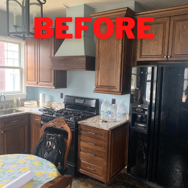 BEFORE AFTER KITCHEN REMODEL