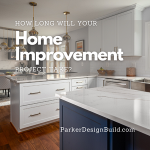 how long will your home improvement project take with kitchen background