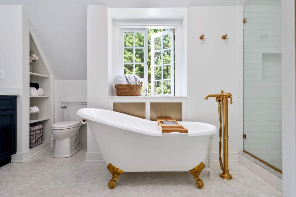 BATHROOM ENLARGEMENT FROM OLD CLOSET ROLAND PARK