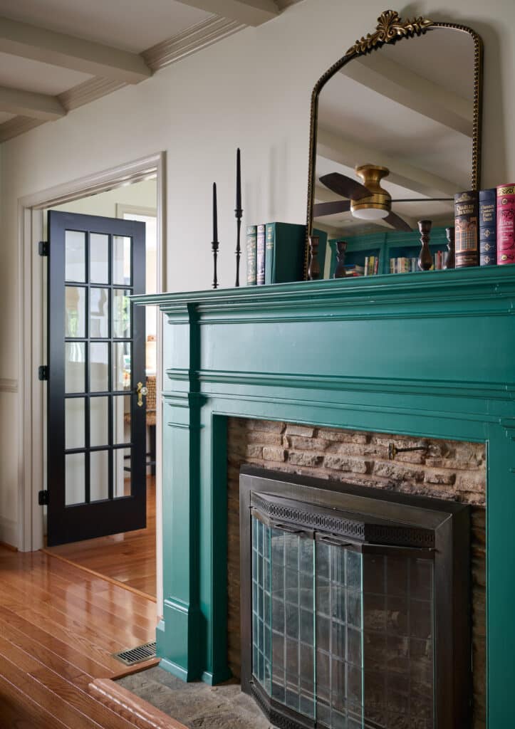 custom fireplace surround from second chance refurbished