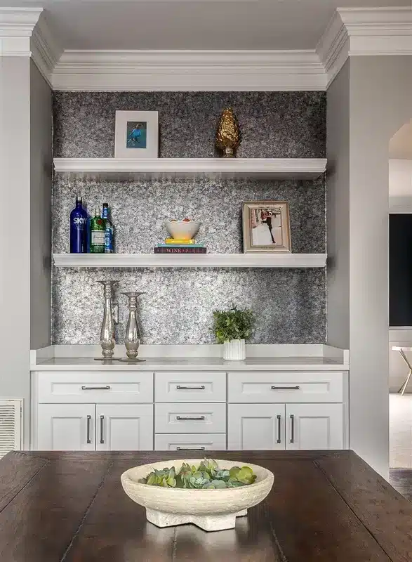 built in cabinets and shelves by Parker Design Build Remodel Design