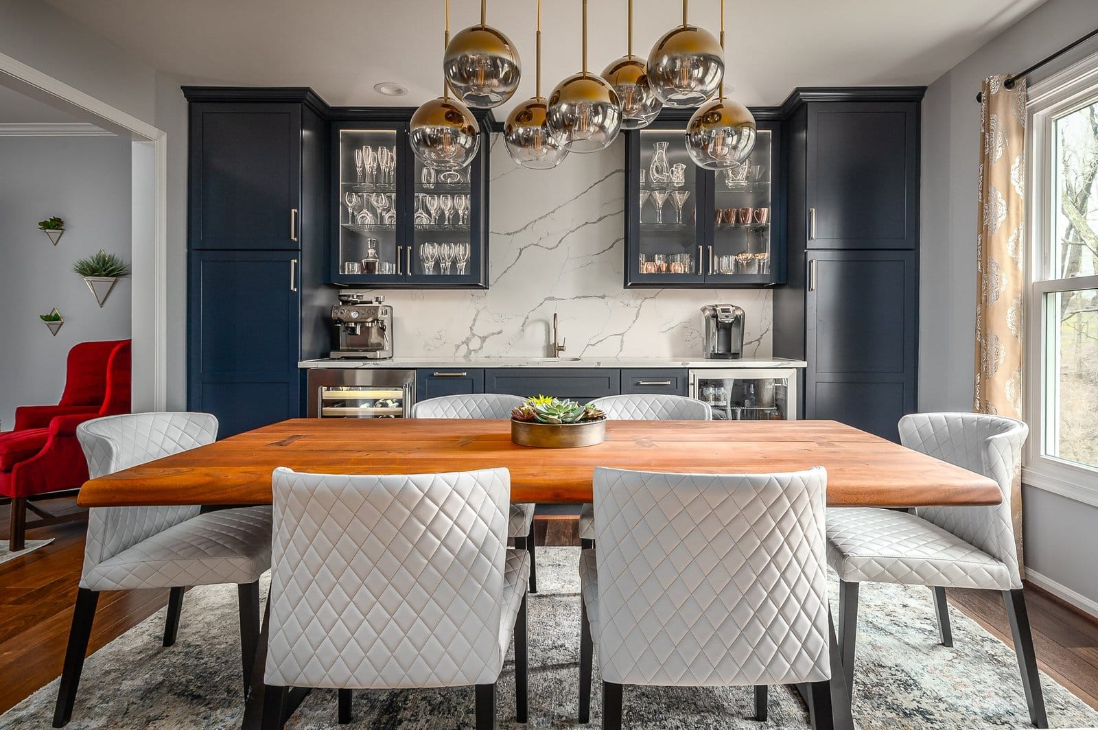 contemporary dining room renovation by Parker Design Build Remodel