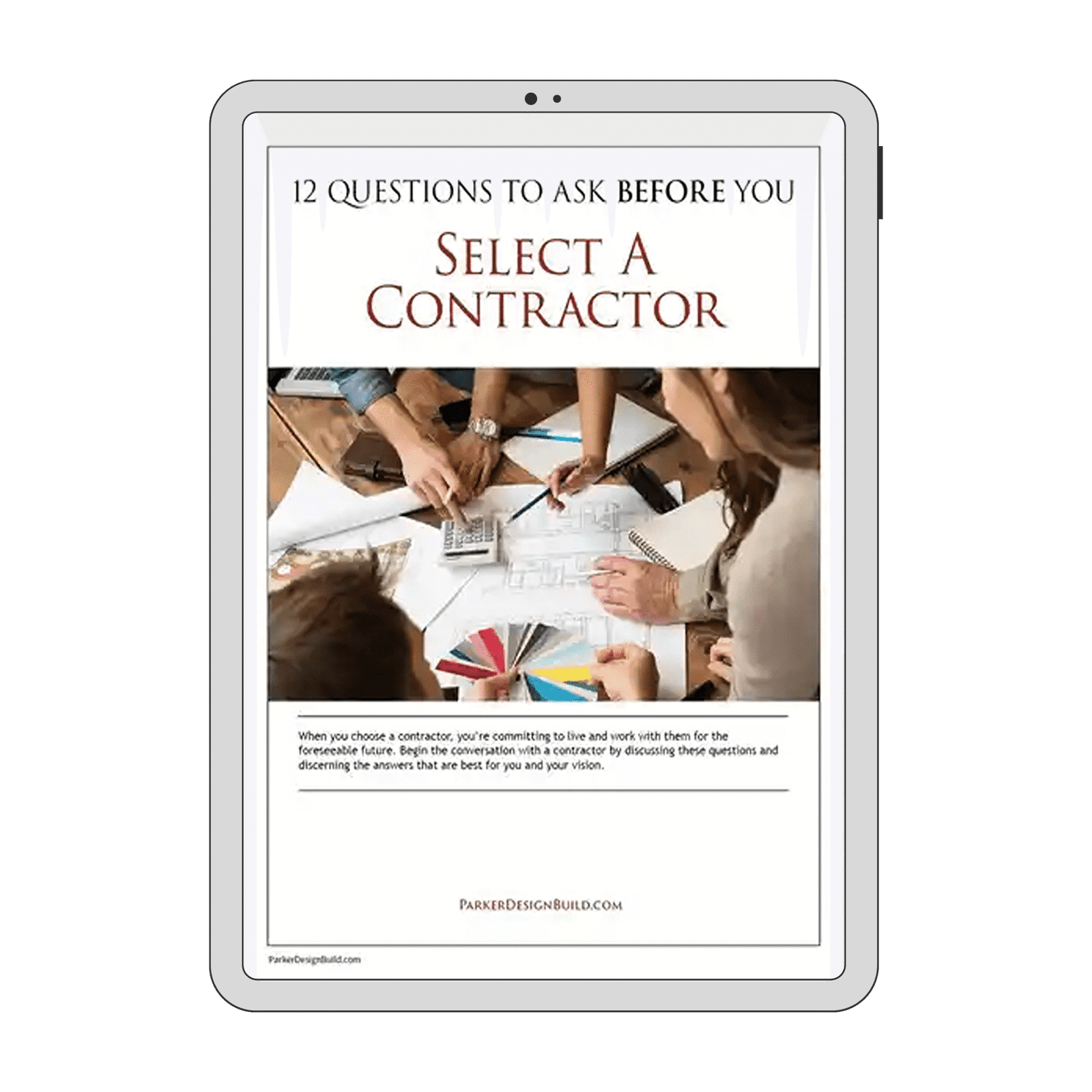 questions to ask a contractor guide