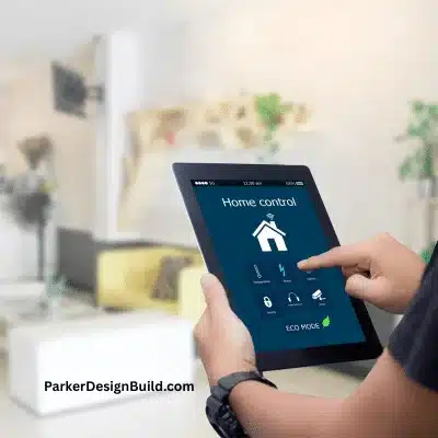 Smart home technology installation in Maryland by Parker Design Build Remodel, modern security.