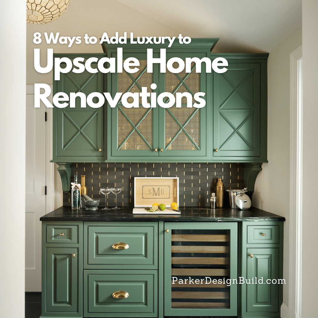 luxury upscale home renovation custom built-in bar