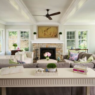 custom design build great room renovation ruxton, md open living space